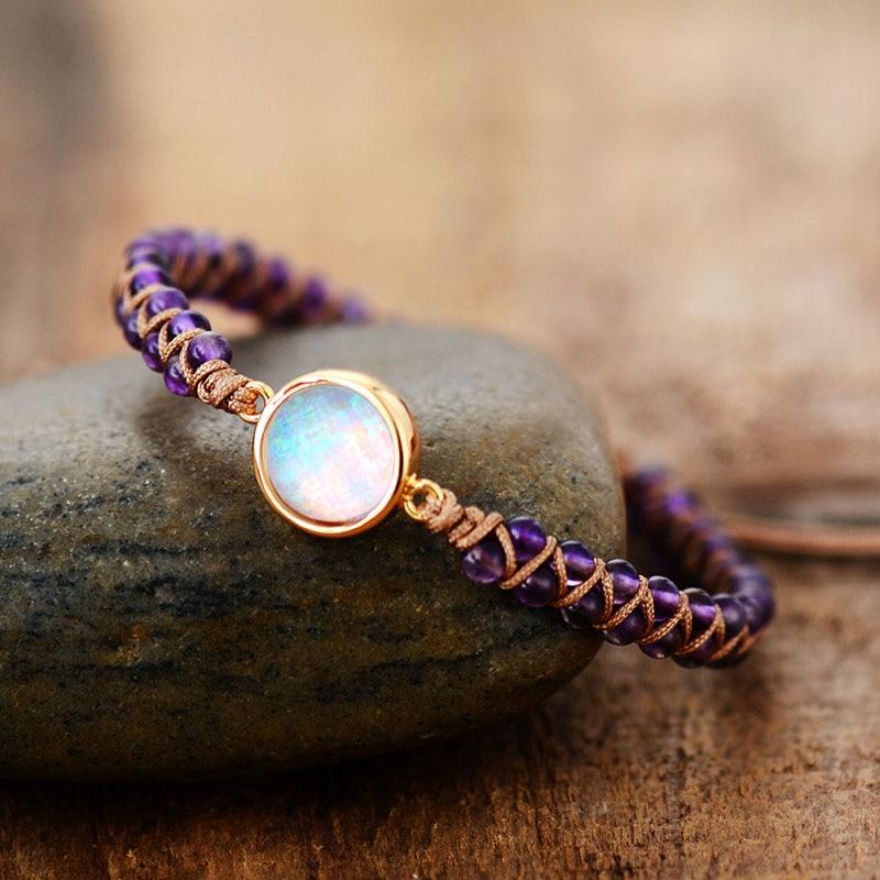 HealWithin Amethist Helende Paarse Armband Modehuis-Nederland