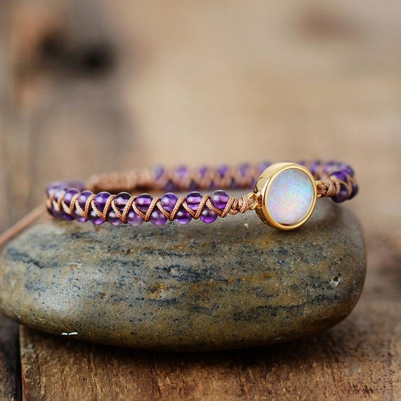 HealWithin Amethist Helende Paarse Armband Modehuis-Nederland