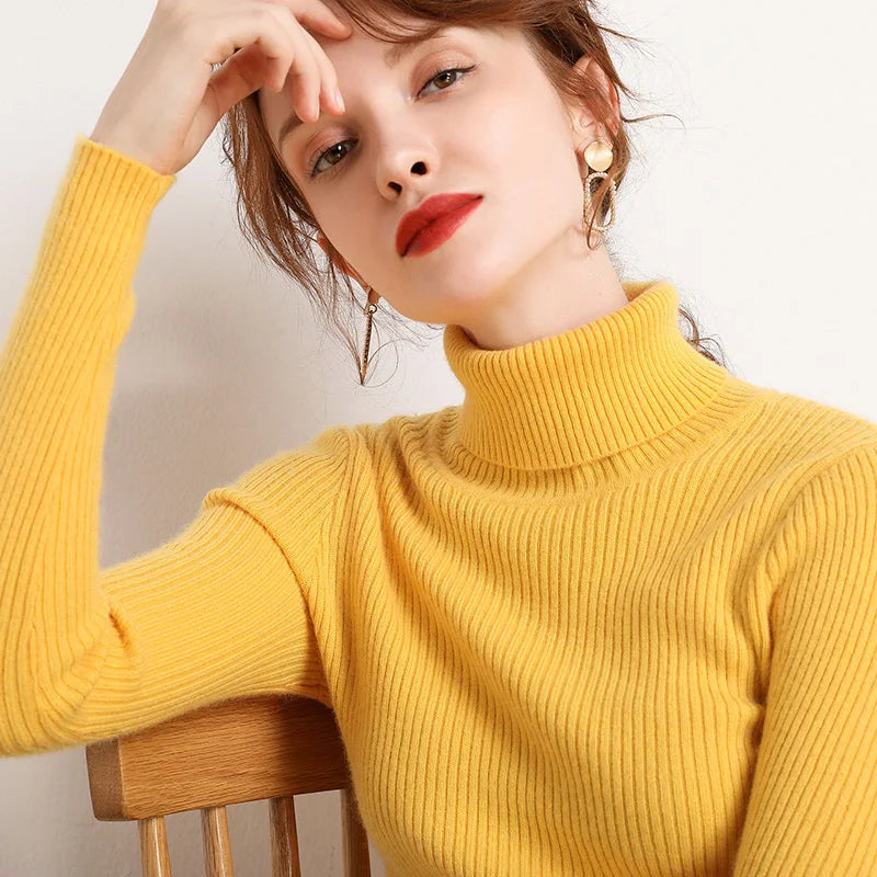Finn | Dames kasjmier herfst coltrui Modehuis-Nederland