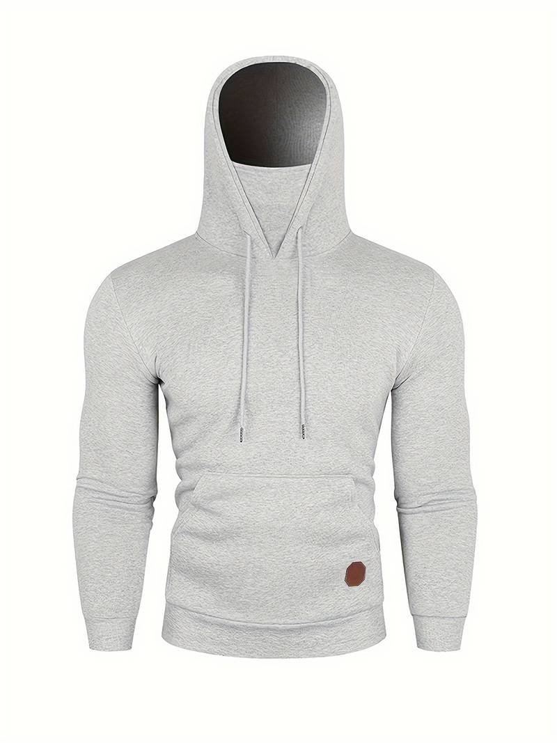 Heren hoodie met geïntegreerd detail en moderne snit