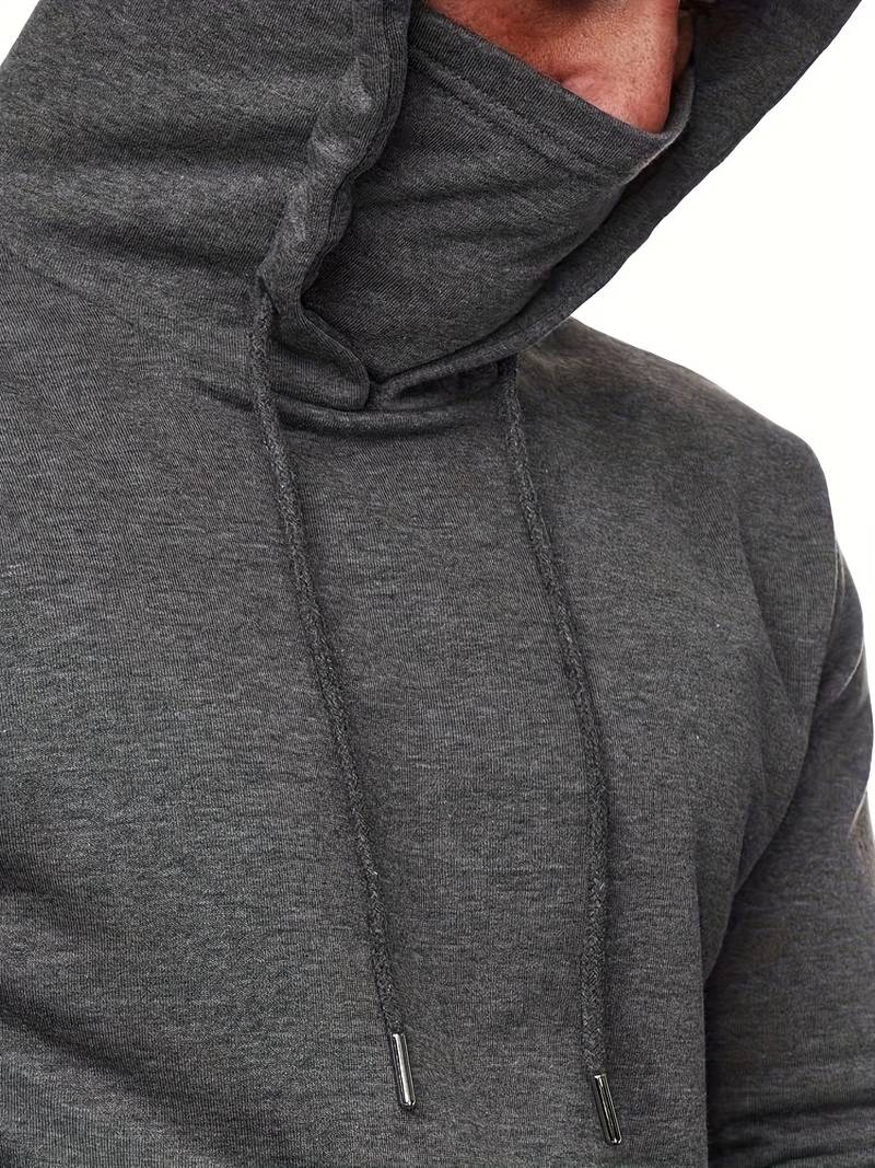 Heren hoodie met geïntegreerd detail en moderne snit