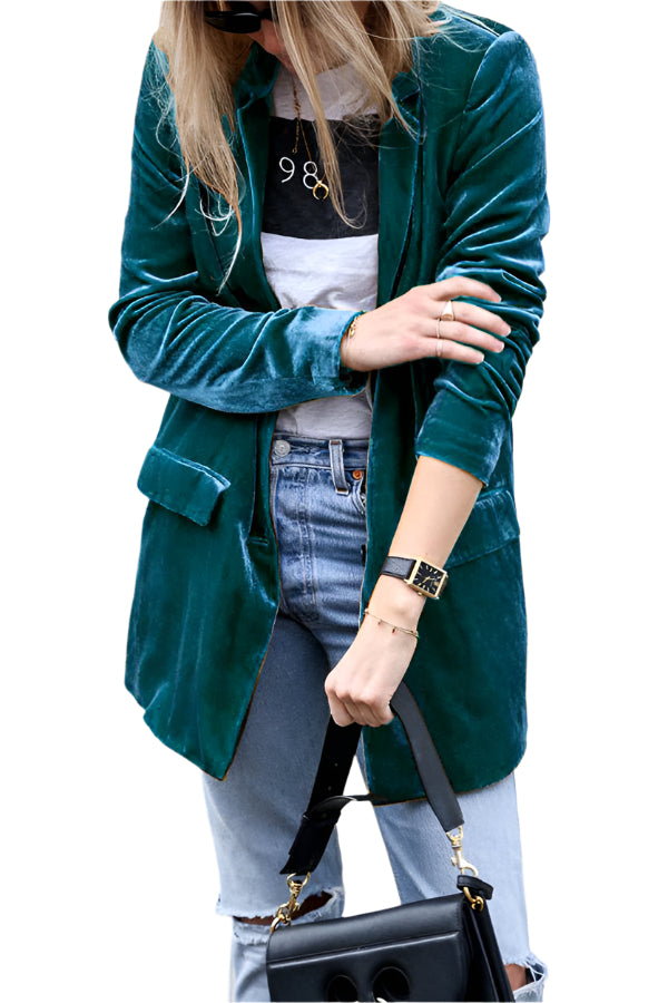 Dames mouwloos vest van velours