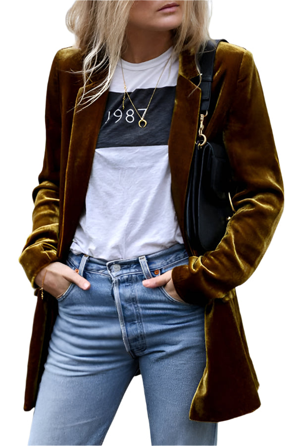 Dames mouwloos vest van velours