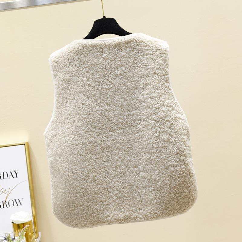Kuscheliger Damen-Teddy-Weste | Kurz Modehuis-Nederland