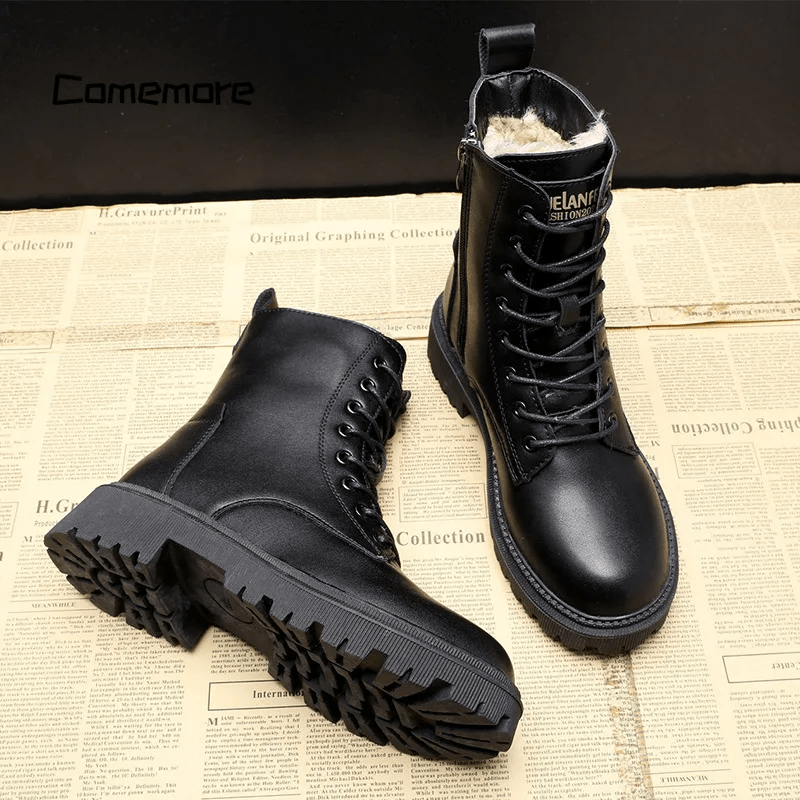 Hanna™ | Gefütterte Lederstiefel Modehuis-Nederland