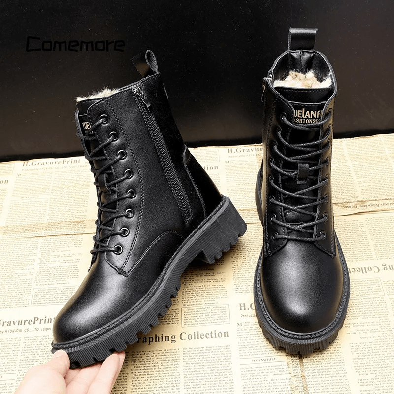 Hanna™ | Gefütterte Lederstiefel Modehuis-Nederland