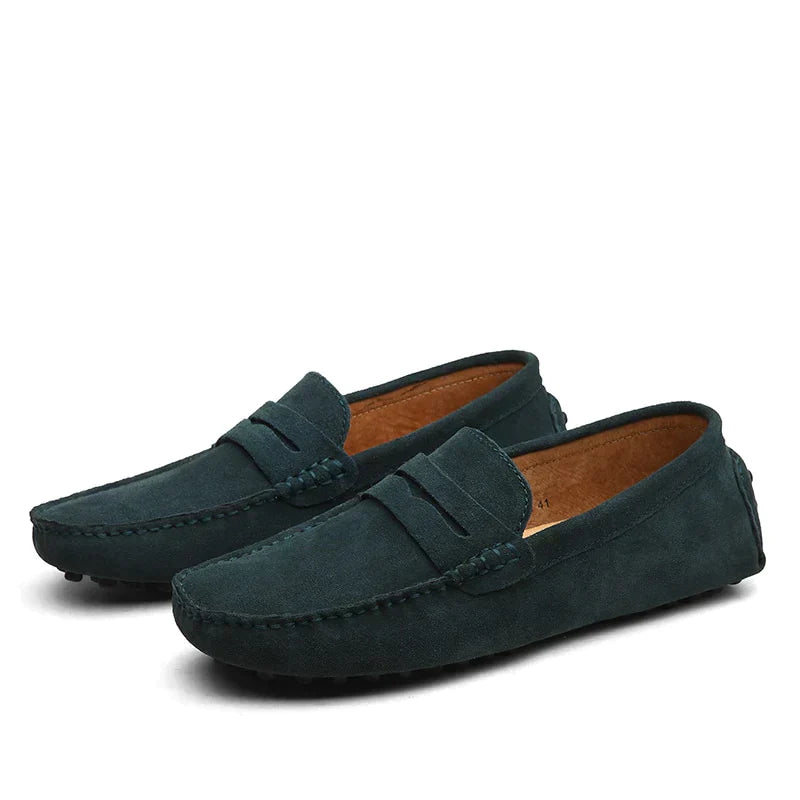 HUGO -Suède loafers in Italiaanse stijl Modehuis-Nederland