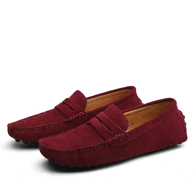 HUGO -Suède loafers in Italiaanse stijl Modehuis-Nederland
