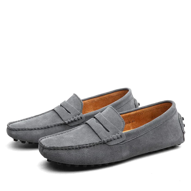 HUGO -Suède loafers in Italiaanse stijl Modehuis-Nederland