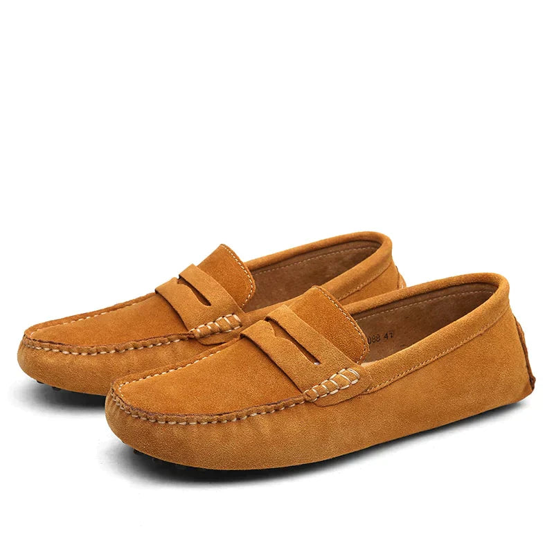 HUGO -Suède loafers in Italiaanse stijl Modehuis-Nederland