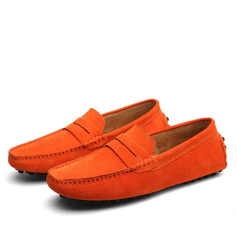 HUGO -Suède loafers in Italiaanse stijl Modehuis-Nederland