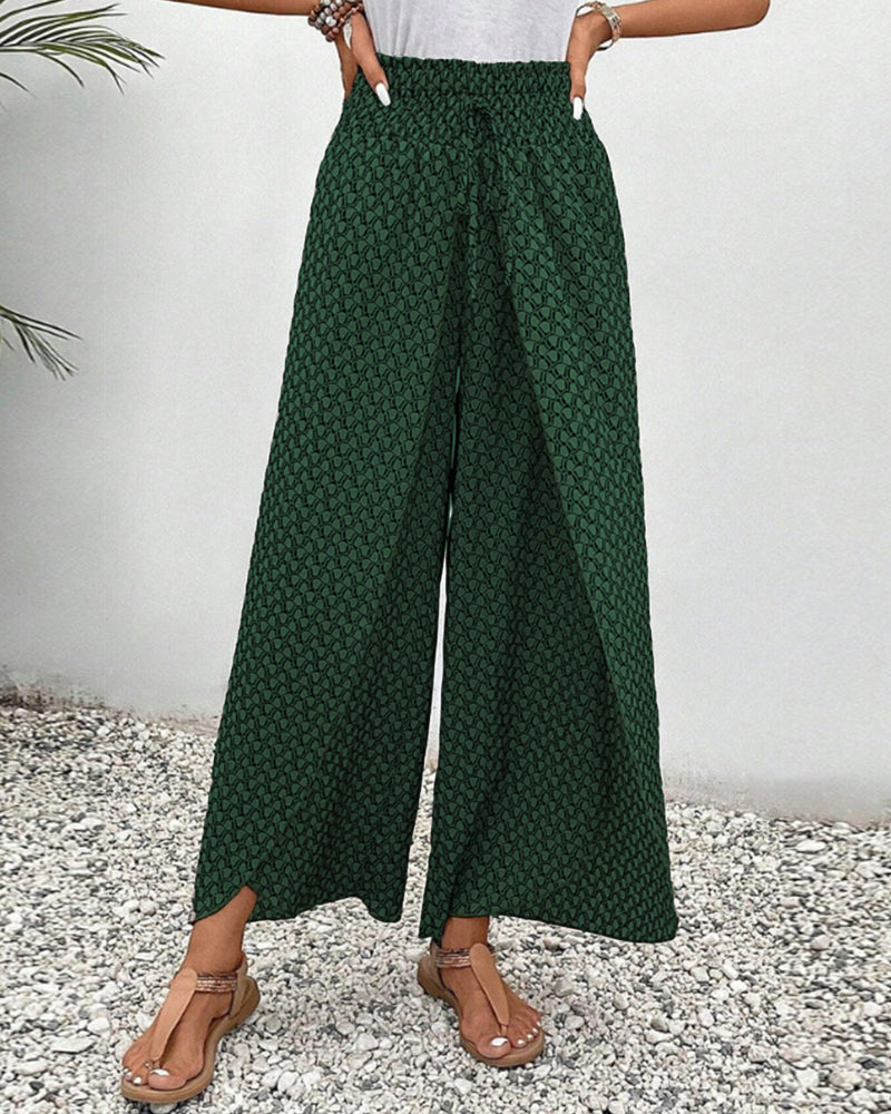 Zomerbroek dames luchtig wijde pijpen casual stijl β Zynora Modehuis-Nederland