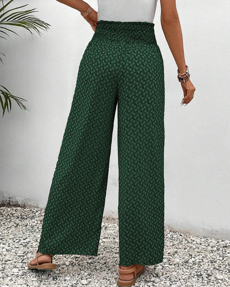 Zomerbroek dames luchtig wijde pijpen casual stijl β Zynora Modehuis-Nederland