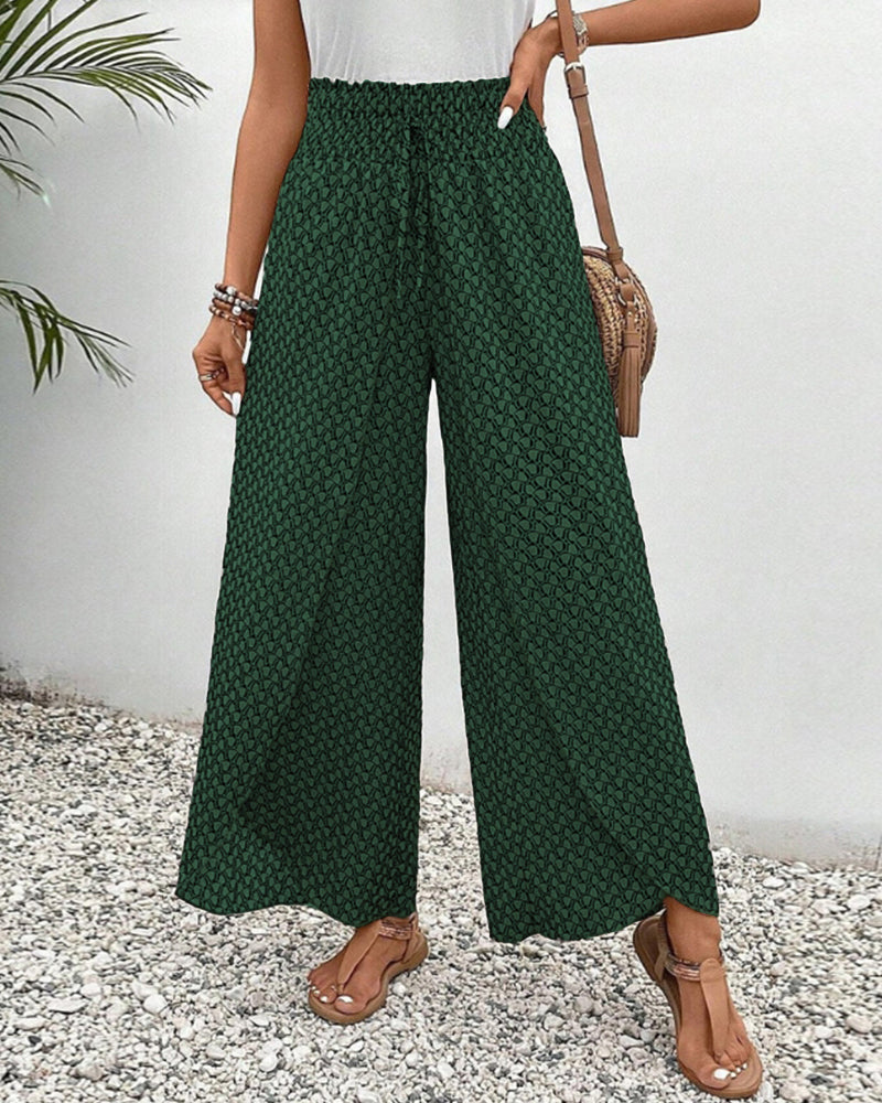 Zomerbroek dames luchtig wijde pijpen casual stijl β Zynora Modehuis-Nederland