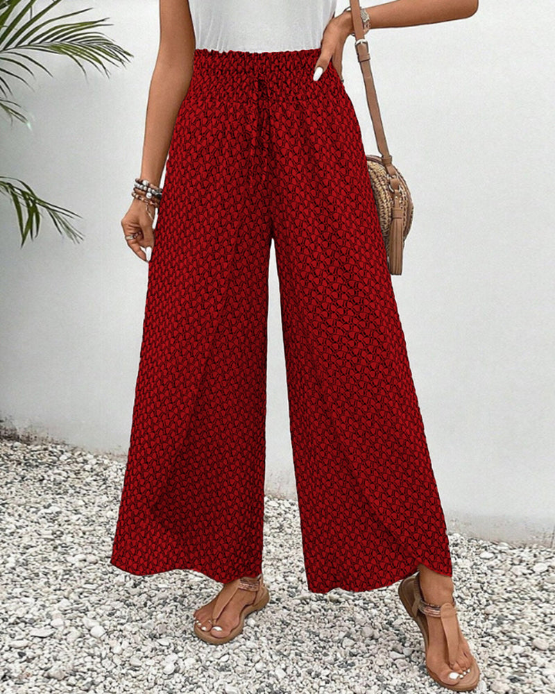 Zomerbroek dames luchtig wijde pijpen casual stijl β Zynora Modehuis-Nederland