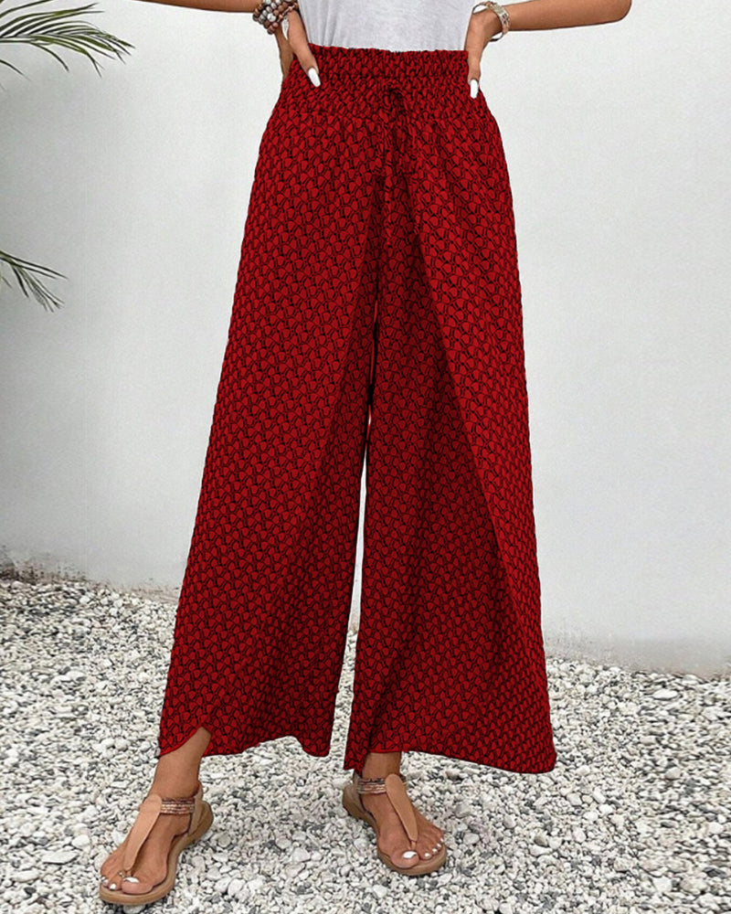Zomerbroek dames luchtig wijde pijpen casual stijl β Zynora Modehuis-Nederland