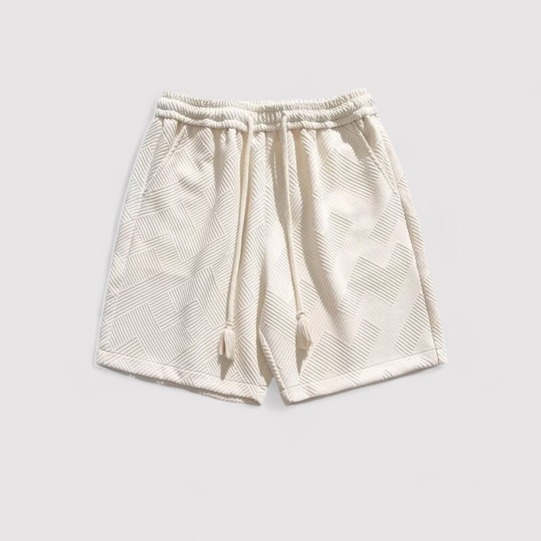 Heren hardloopshorts met geometrisch patroon
