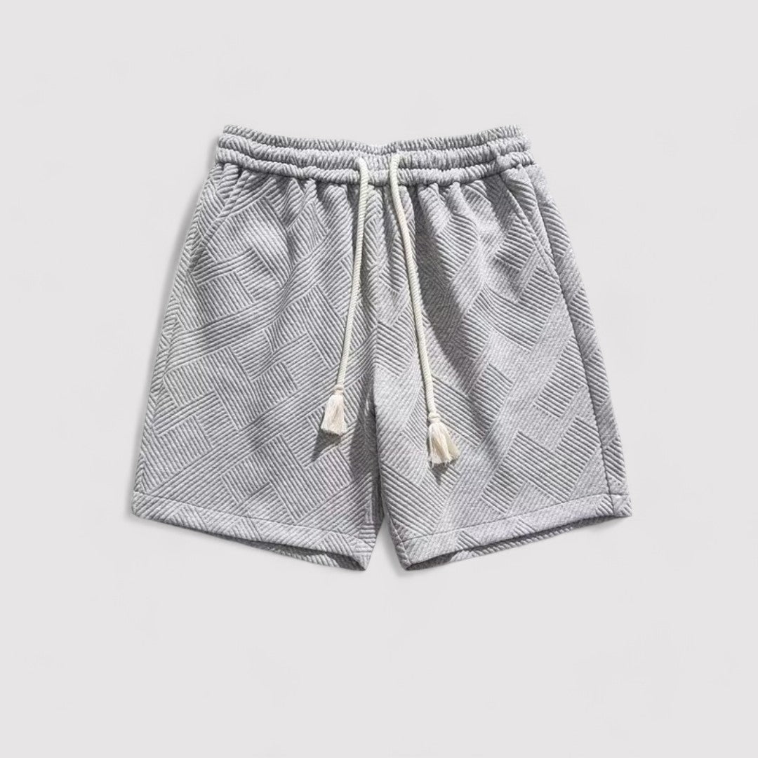 Heren hardloopshorts met geometrisch patroon