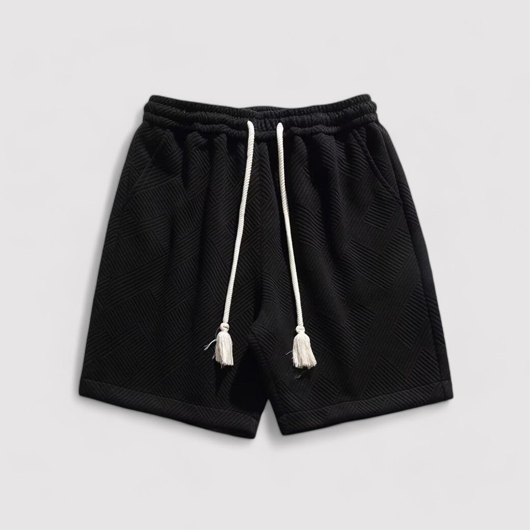Heren hardloopshorts met geometrisch patroon