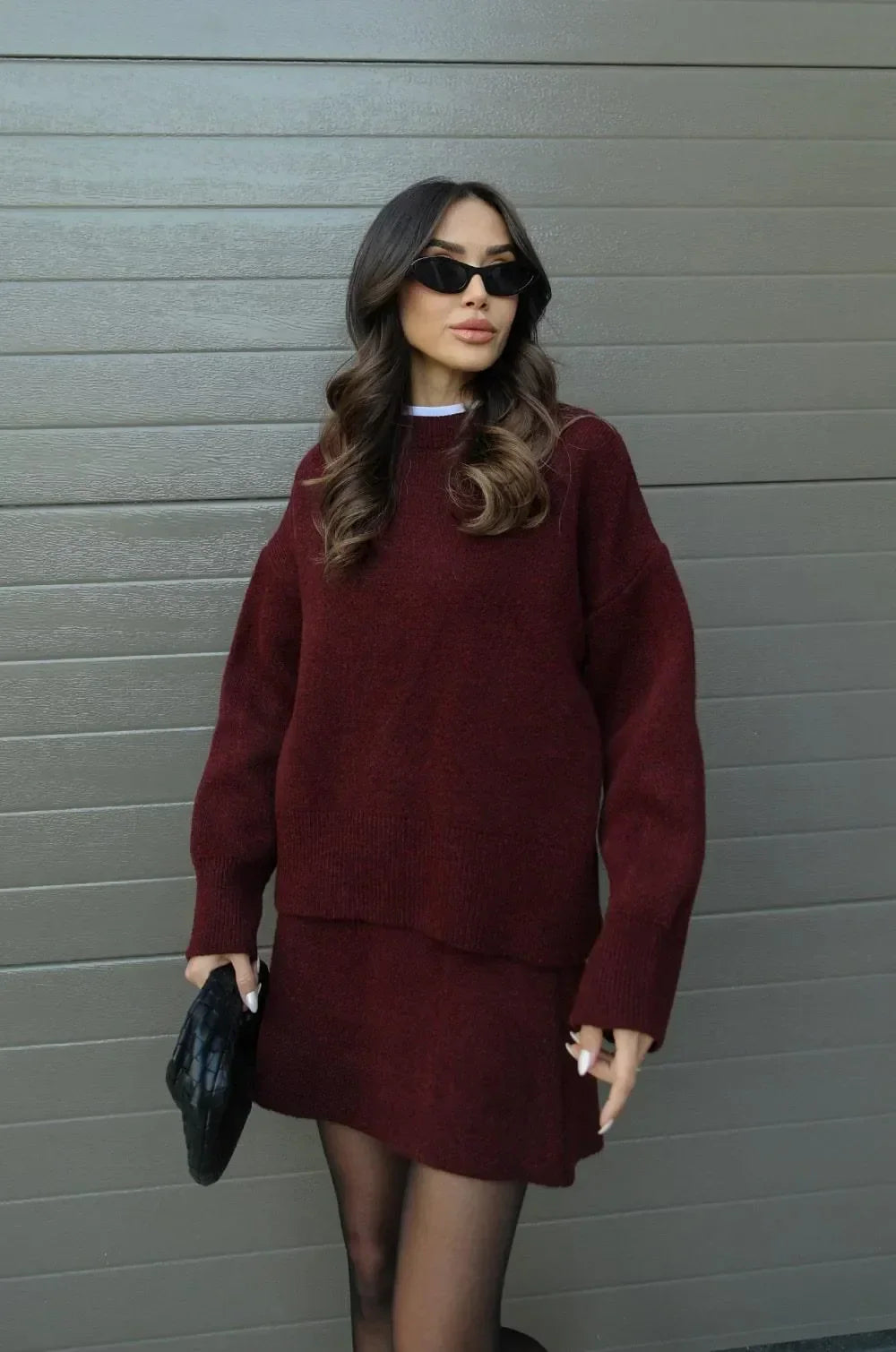 Helena â„¢ - Set aus Pullover und Rock Modehuis-Nederland
