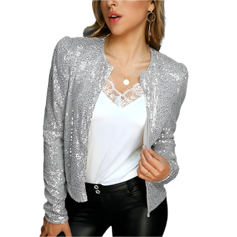 Dames blazer gilet met rechte pasvorm