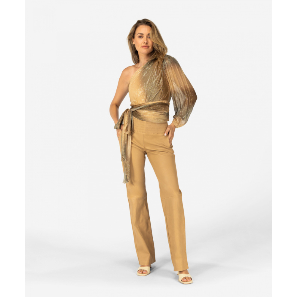 IBANA - BLOES - TAWIE LUREX - NEUTRAL OMBRE PRINT Modehuis-Nederland