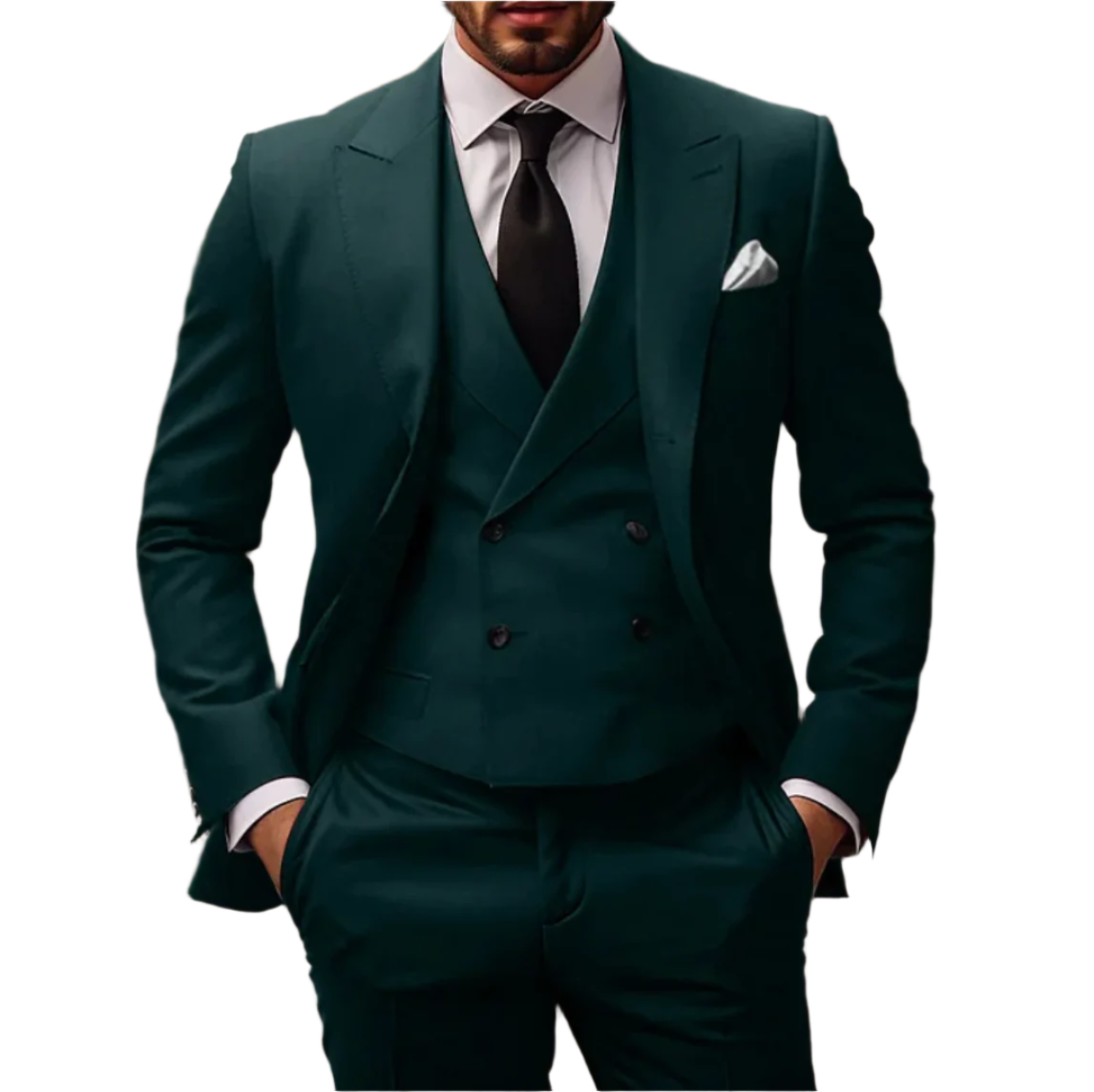 Pepijn - Stijlvol Pak met Blazer, Vest en Broek voor Heren Modehuis-Nederland