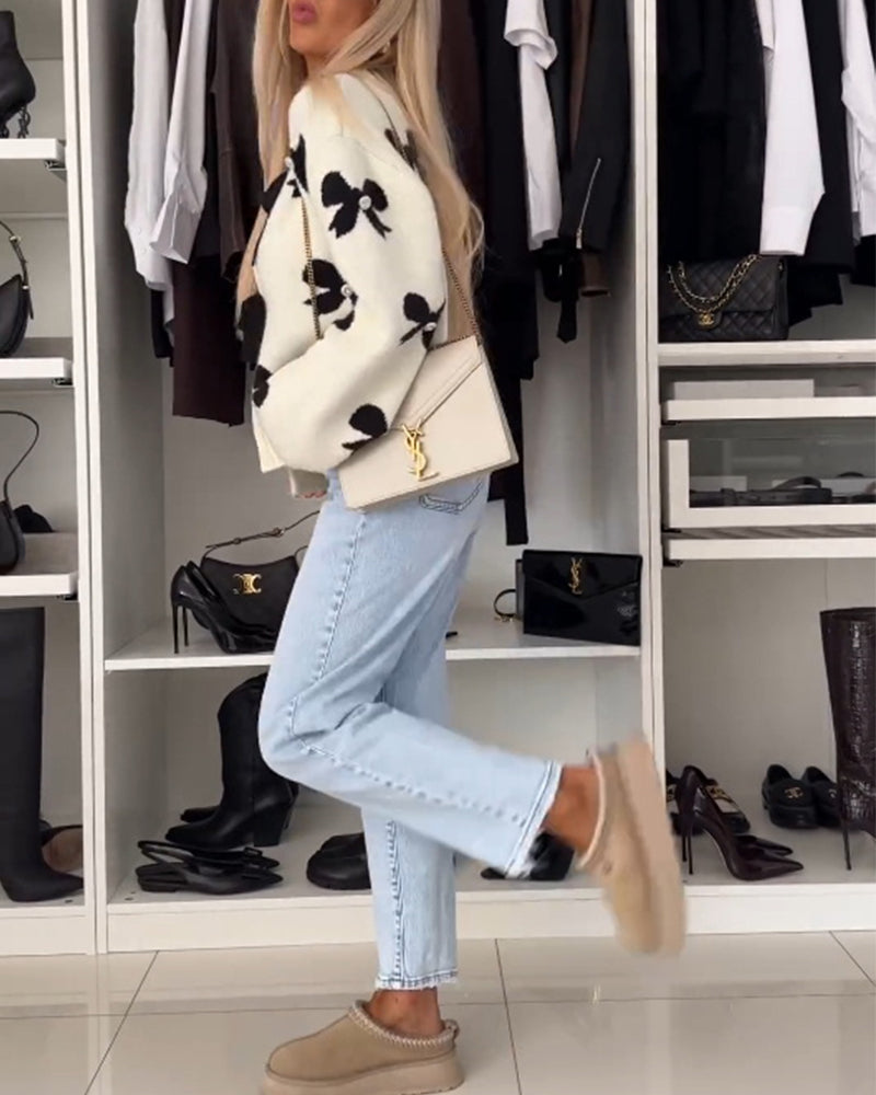 Luisa - Gezellig Vest met Striksluiting Modehuis-Nederland