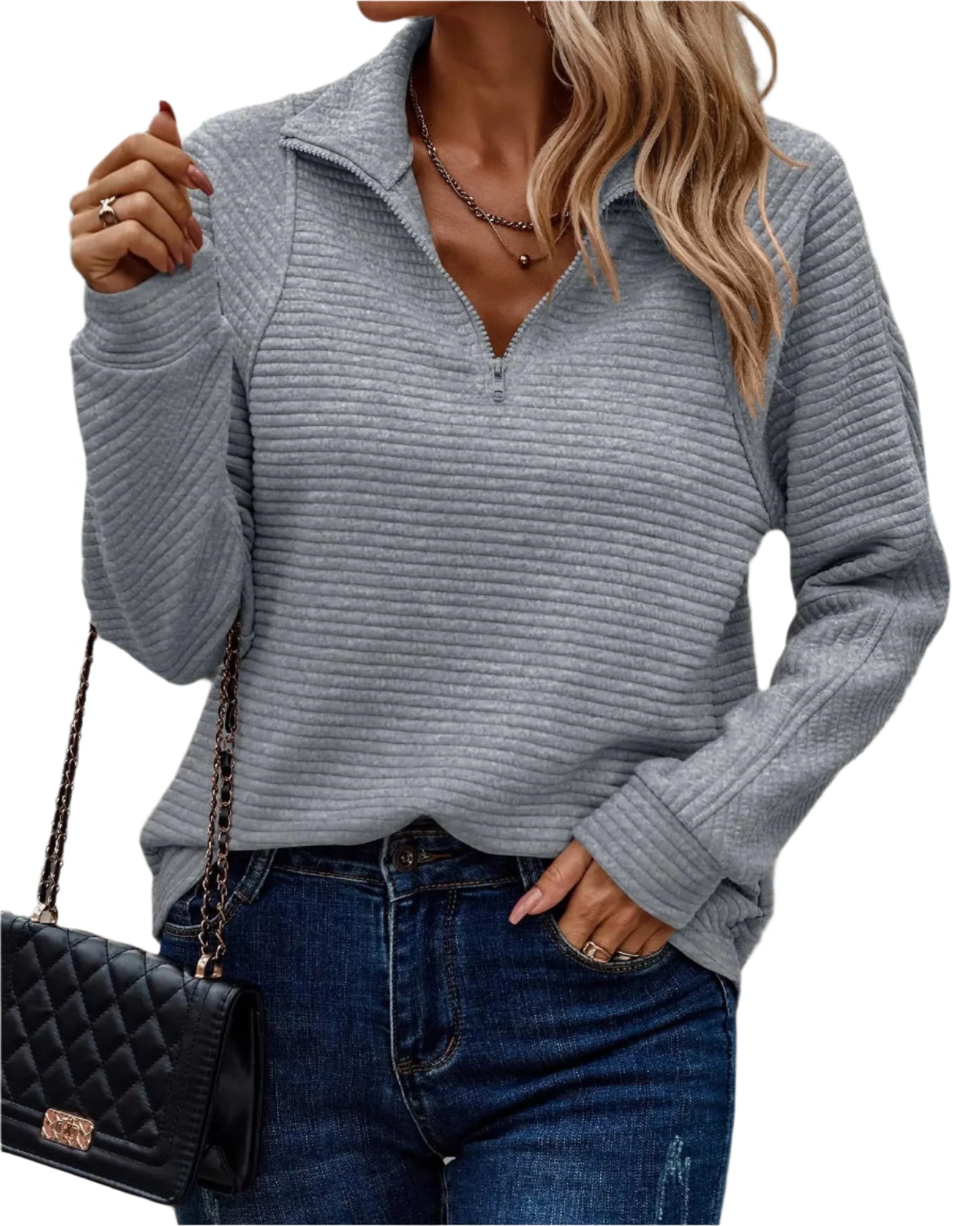 River Sweater Met V-hals Voor Dames Modehuis-Nederland