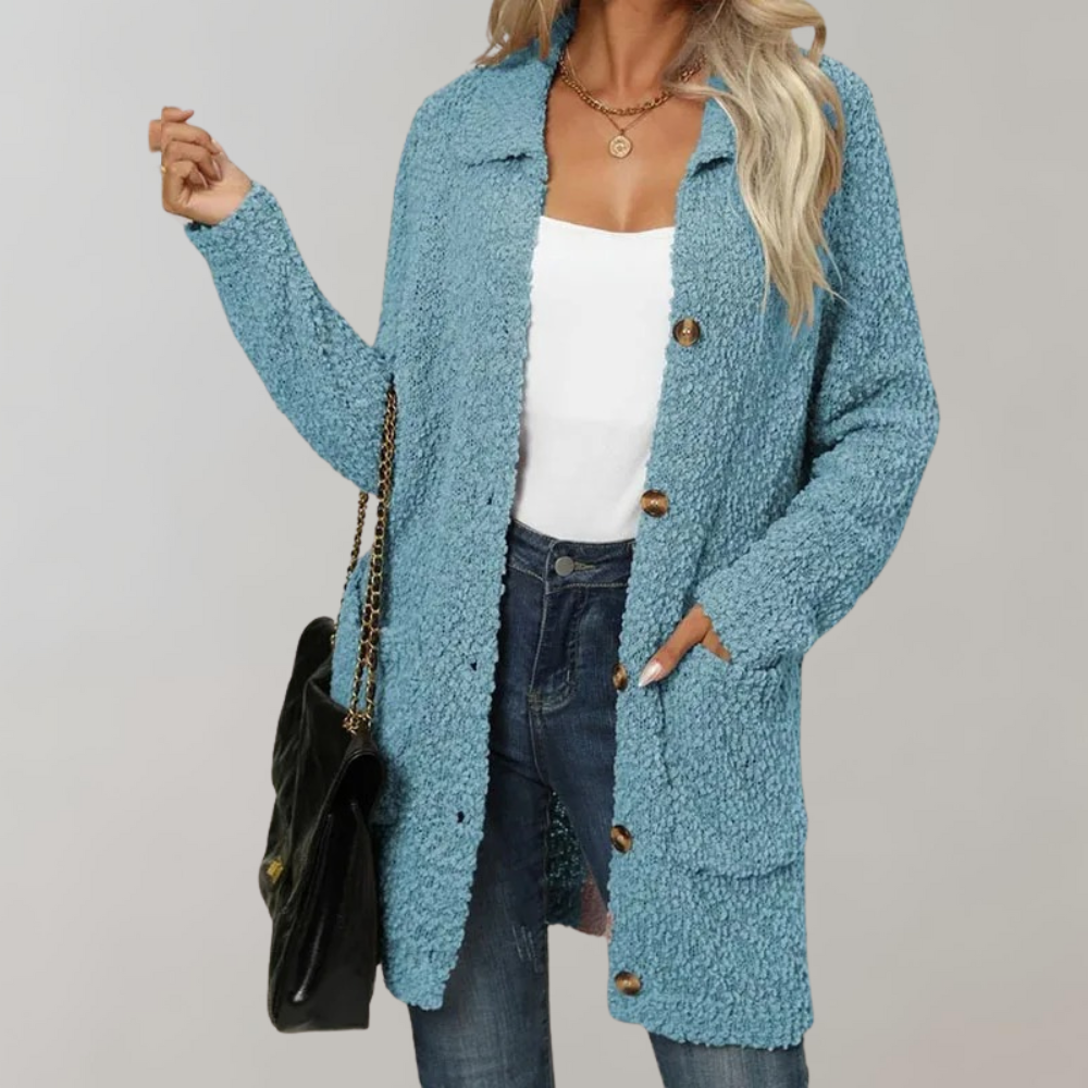 Kaja | - Lange Damesvest Voor De HERFST Modehuis-Nederland