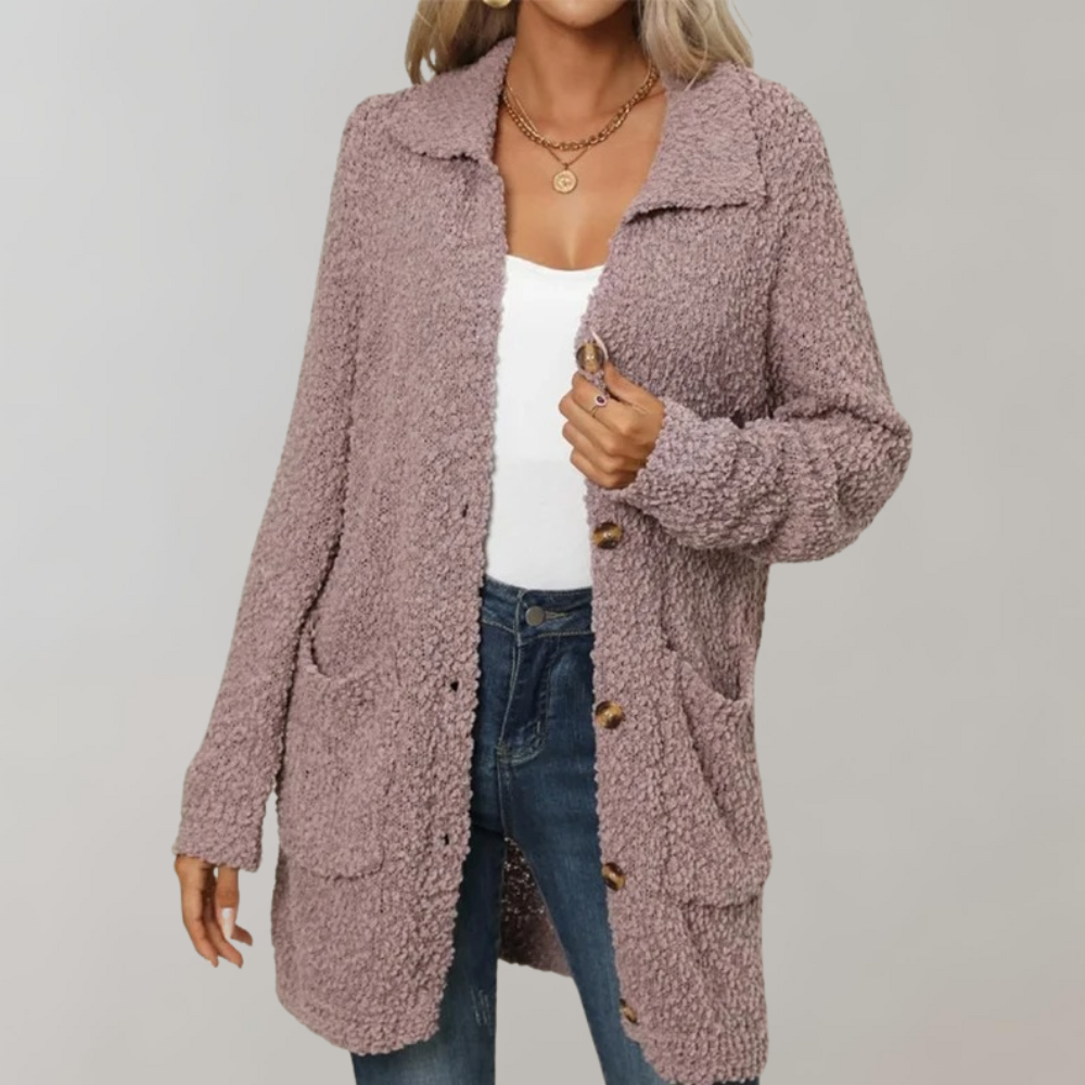 Kaja | - Lange Damesvest Voor De HERFST Modehuis-Nederland