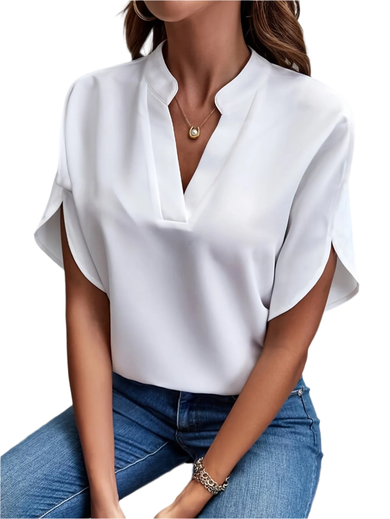 Vivi - Elegante Lichte Blouse voor Dames Modehuis-Nederland