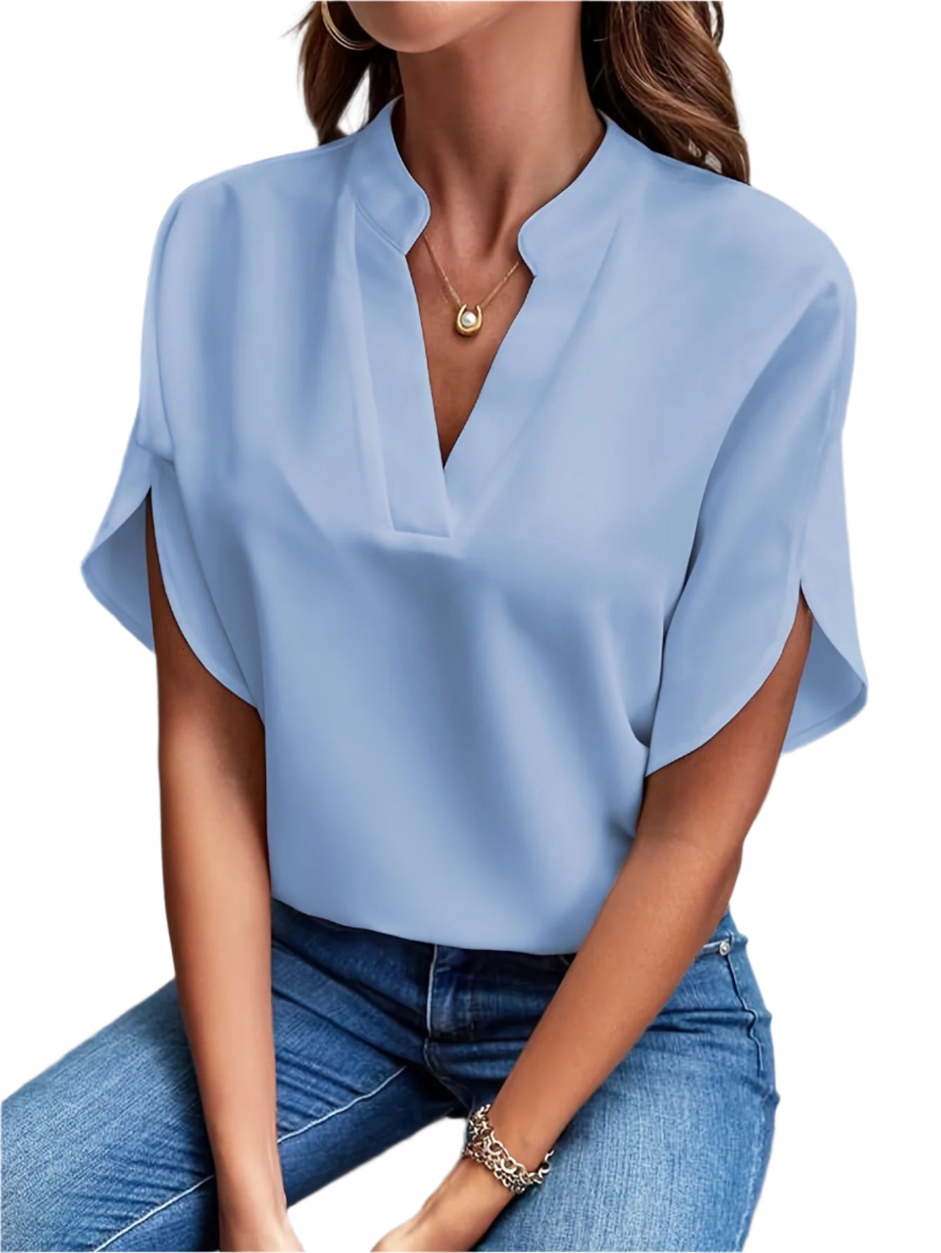 Vivi - Elegante Lichte Blouse voor Dames Modehuis-Nederland