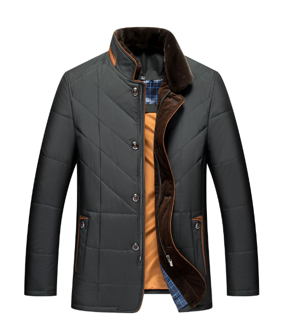 Leon Gewatteerde Jas Heren