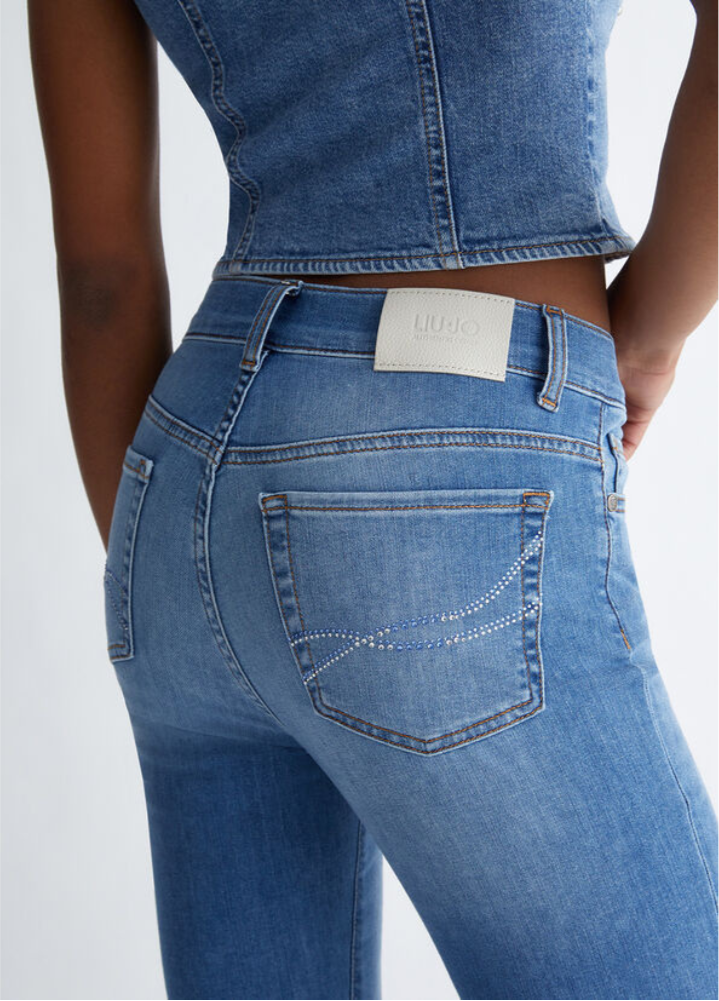 LIU JO - AUTHENTIC SKINNY JEANS H.W. - DEN BLUE MD. INNOVATI Modehuis-Nederland