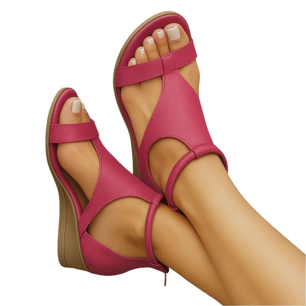 Mieke | Orthopedische Leren sandalen van hoogwaardig materiaal Modehuis-Nederland