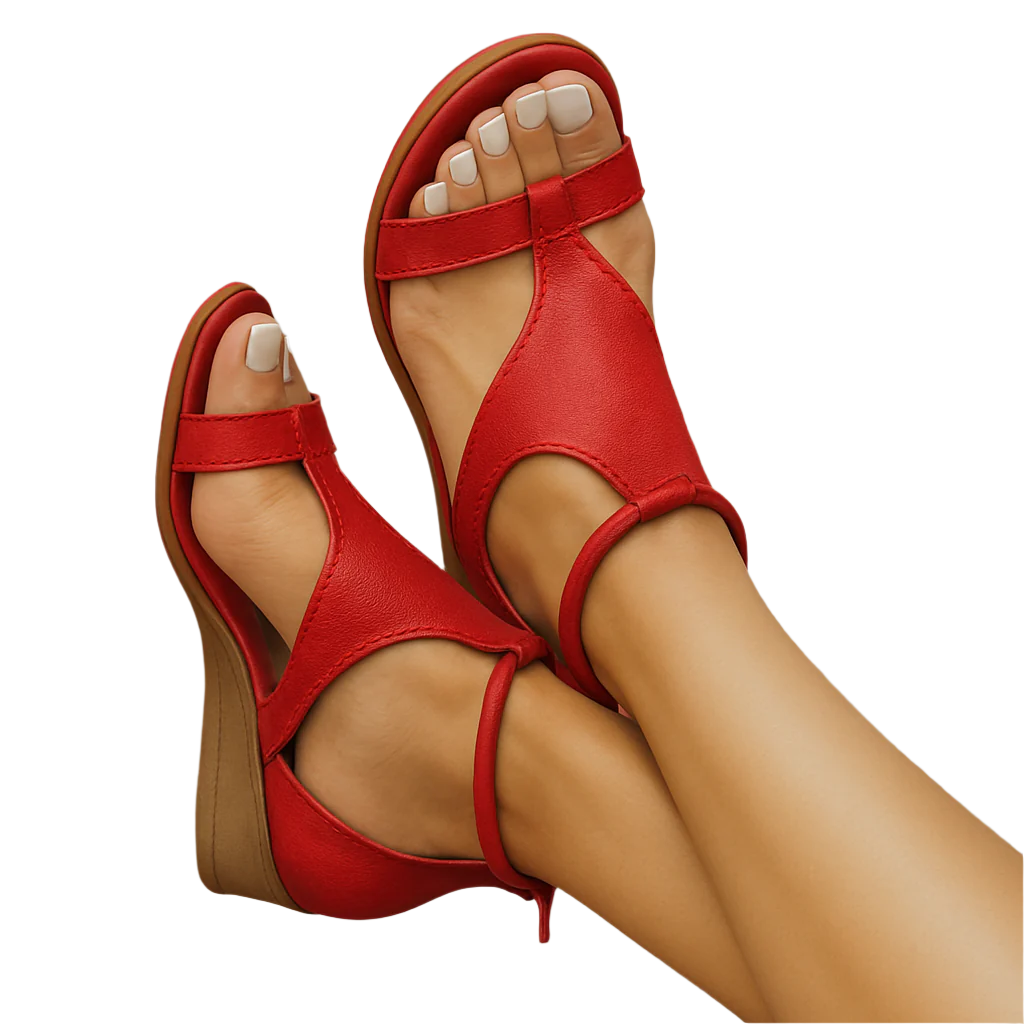 Mieke | Orthopedische Leren sandalen van hoogwaardig materiaal Modehuis-Nederland