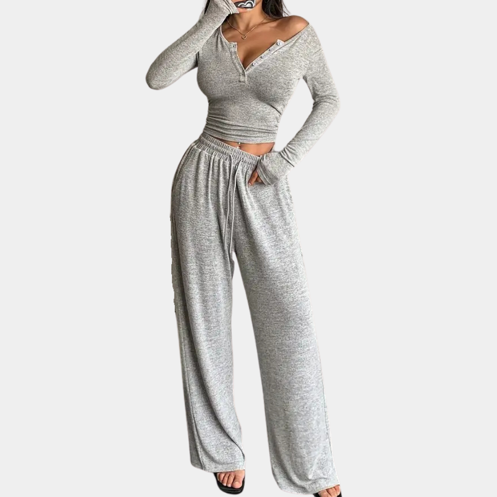 Elegante tweedelige dames set voor stijl en comfort – Sophie Modehuis-Nederland