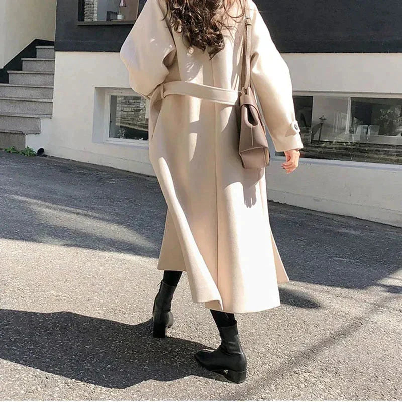 Martha - Elegante lange jas Modehuis-Nederland