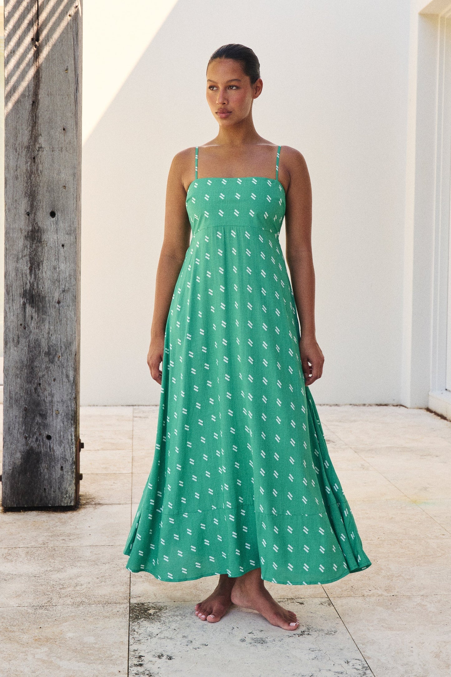 Meadow Dress In Pistachio Modehuis-Nederland