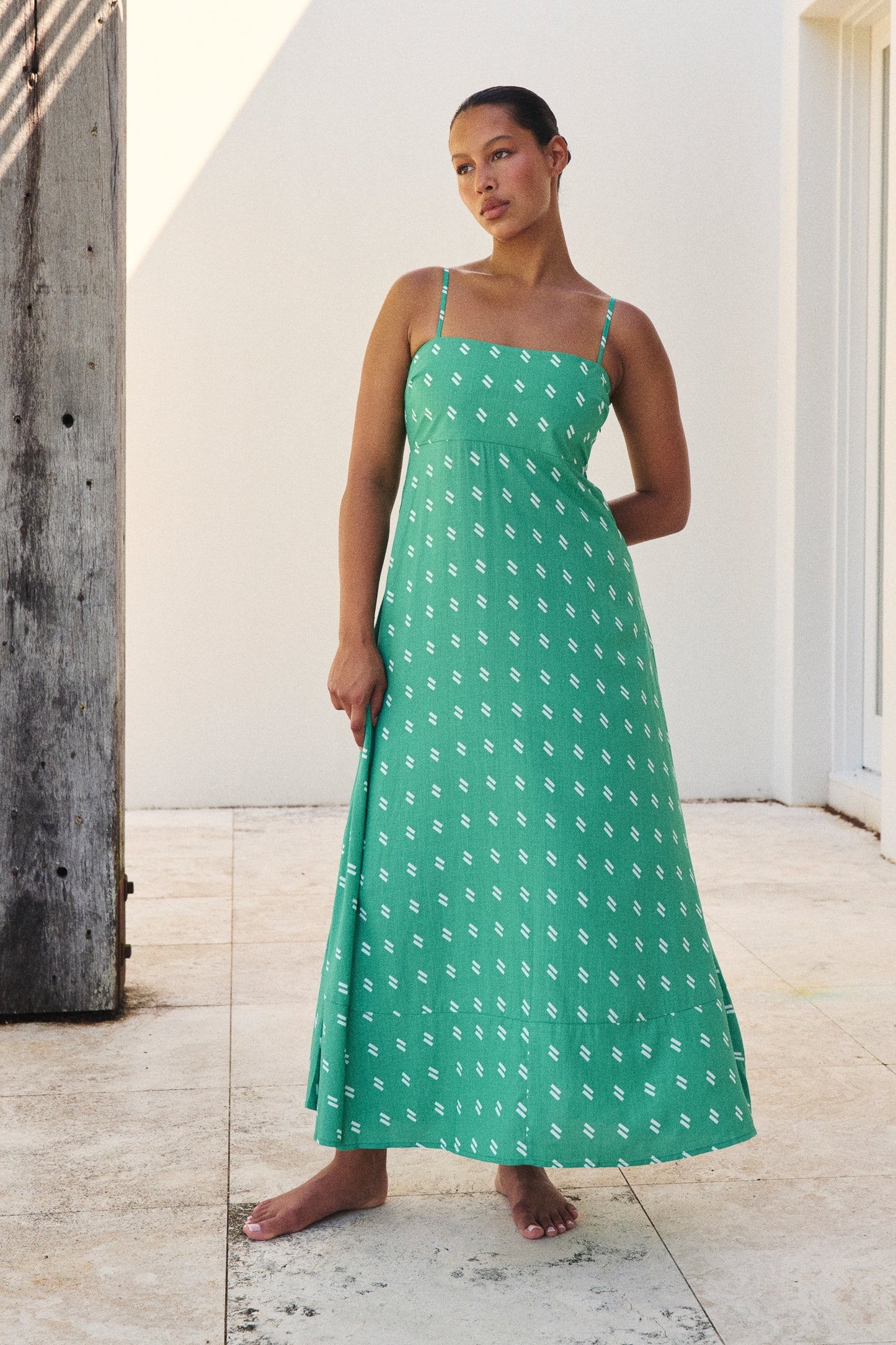 Meadow Dress In Pistachio Modehuis-Nederland