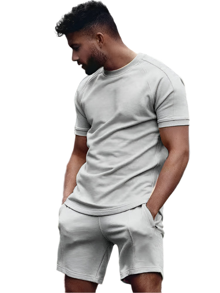 Nubil Zoom - Stijlvolle en comfortabele herenshort en overhemdenset - perfect voor ontspanning, stadsuitstapjes en casual dagen Modehuis-Nederland