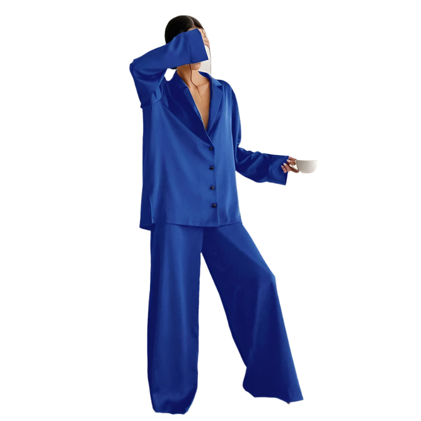 EFFEN - Silky Elegance Oversized Pajama Set Modehuis-Nederland