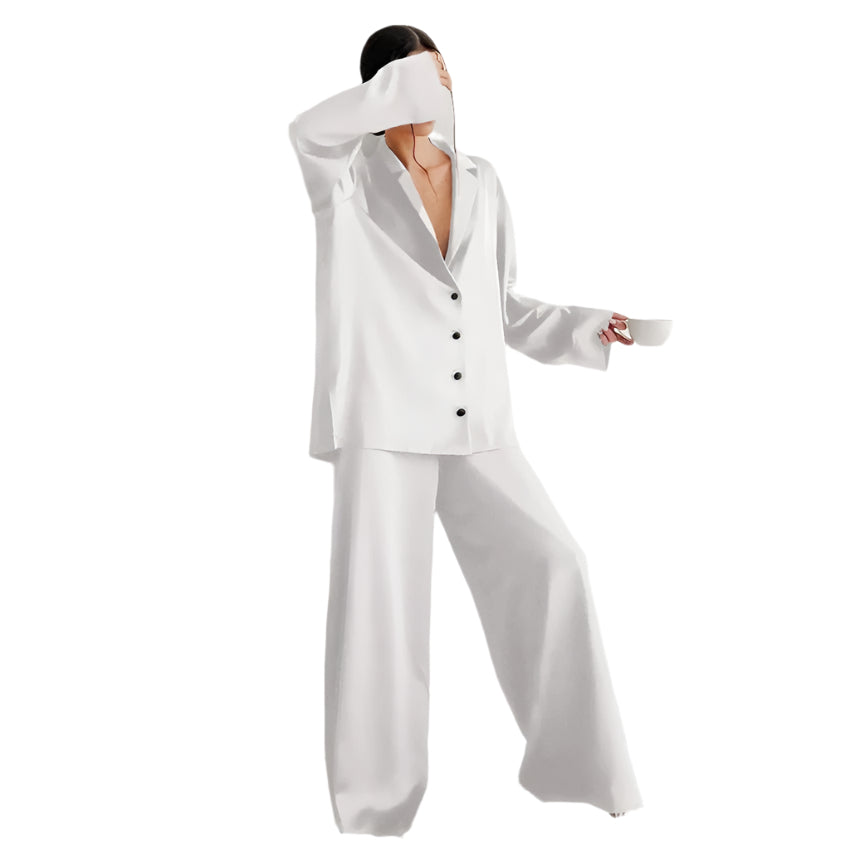 EFFEN - Silky Elegance Oversized Pajama Set Modehuis-Nederland