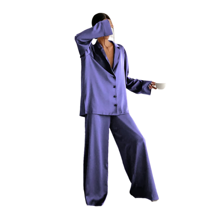 EFFEN - Silky Elegance Oversized Pajama Set Modehuis-Nederland