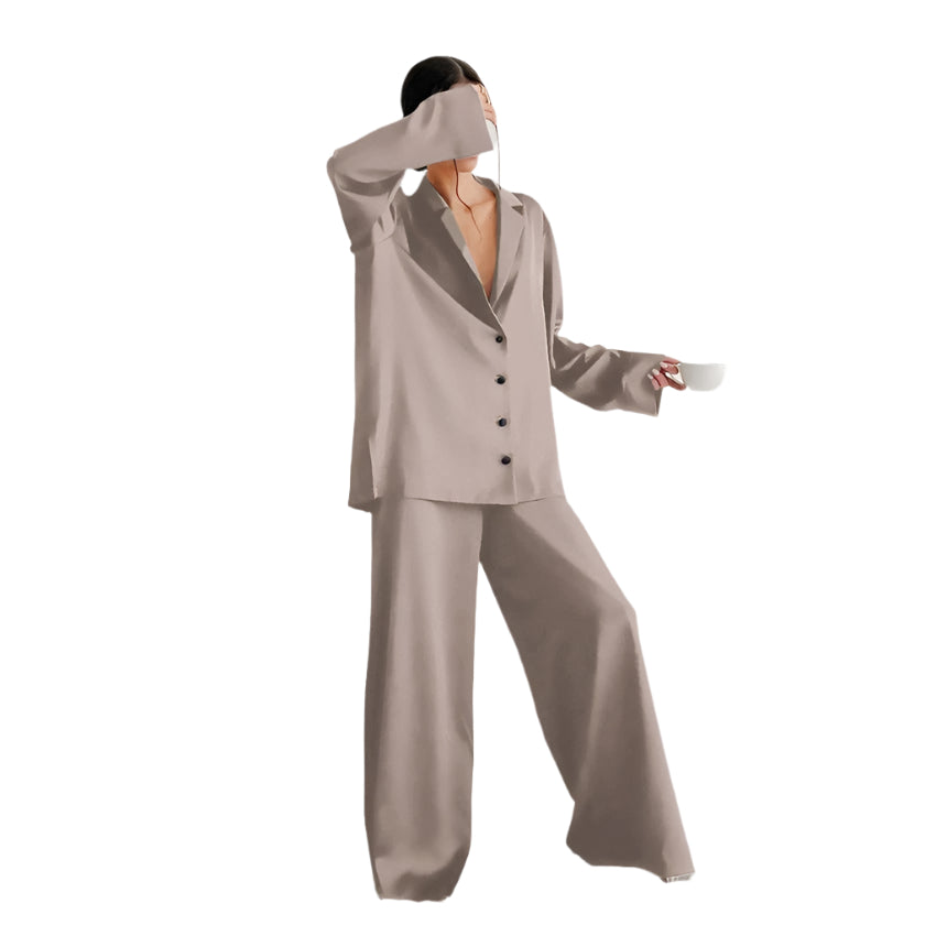 EFFEN - Silky Elegance Oversized Pajama Set Modehuis-Nederland