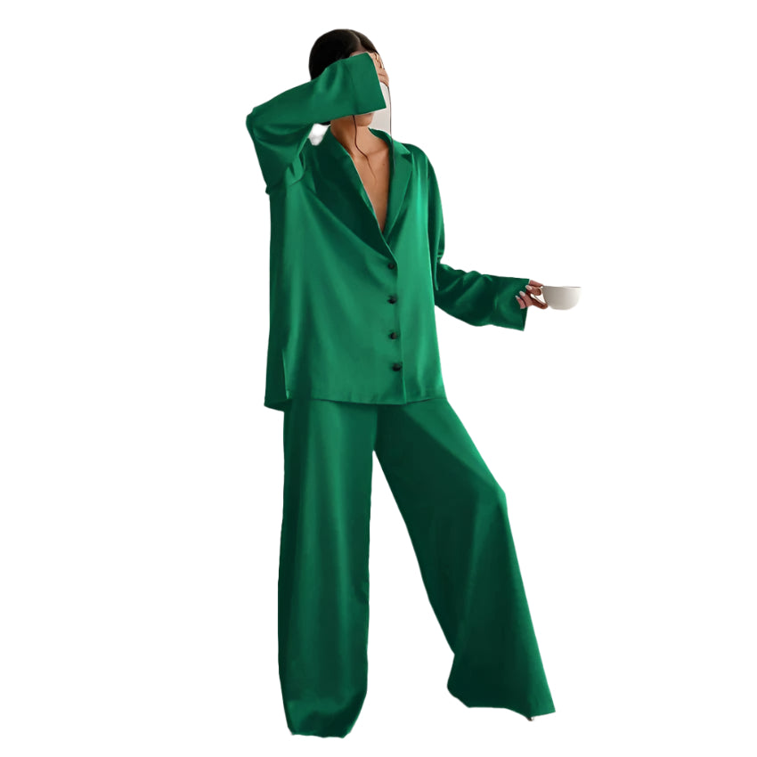 EFFEN - Silky Elegance Oversized Pajama Set Modehuis-Nederland