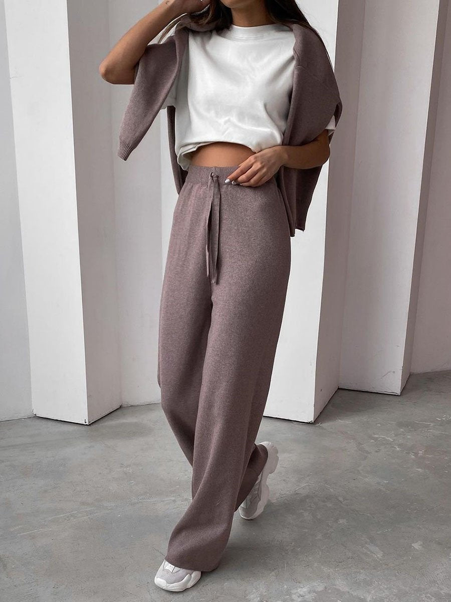 Minke | Elegant 2 Piece Cotton Blend Outfit Modehuis-Nederland