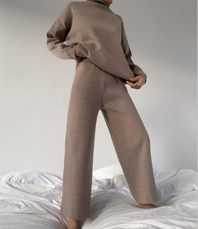 Minke | Elegant 2 Piece Cotton Blend Outfit Modehuis-Nederland