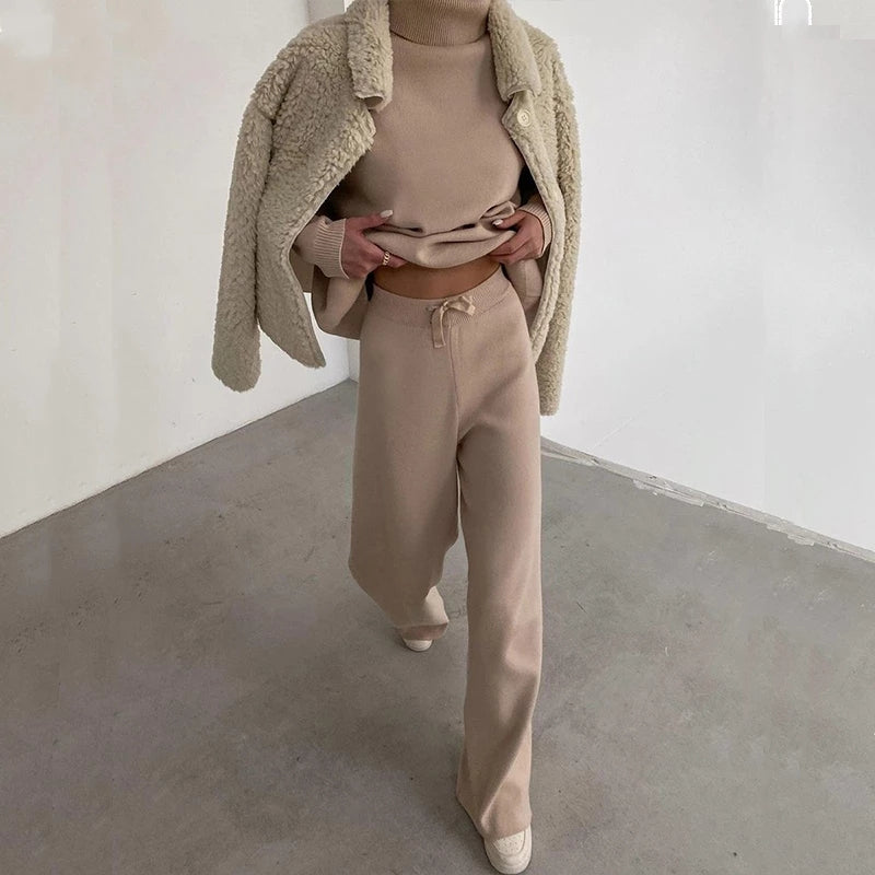 Minke | Elegant 2 Piece Cotton Blend Outfit Modehuis-Nederland